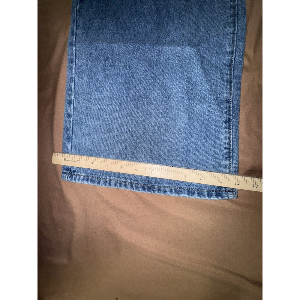 Levis '94 Baggy Wide Leg Jeans Womens 28x30 Blue Denim Loose Mid Rise Light Wash - Picture 6 of 9